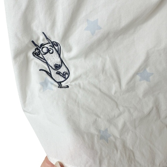 Vintage Hallmark Maxine & Floyd Button Up Shirt Size 24W Star Print Embroidered - Picture 4 of 12